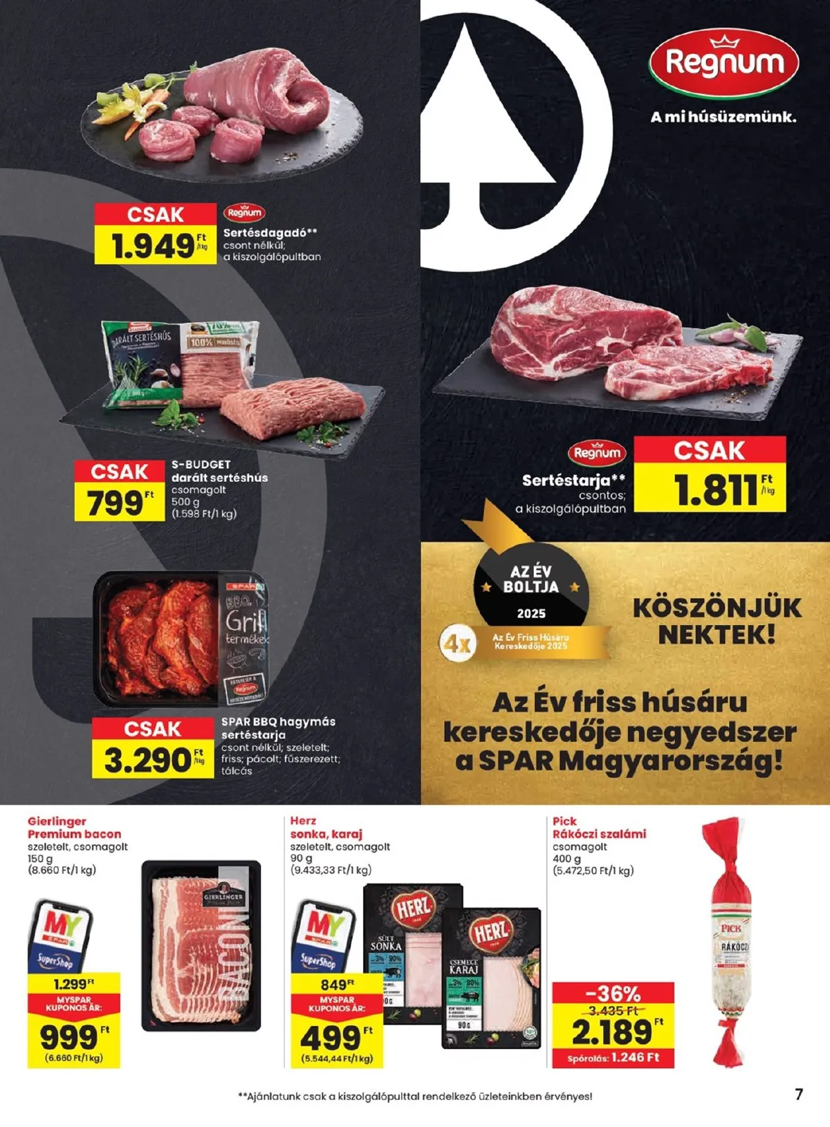 Spar akciós újság 08.28–09.03 – 7. oldal