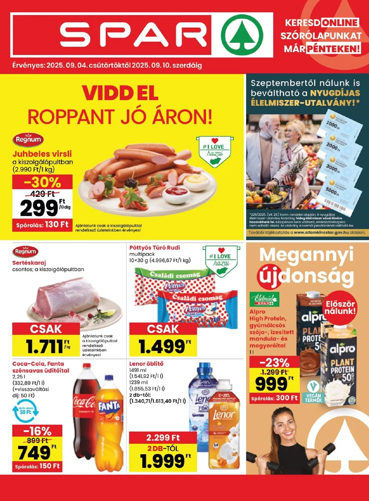 Spar akciós újság 09.04–09.10