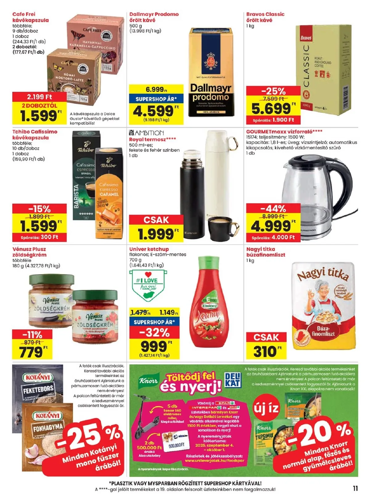 Spar akciós újság 09.04–09.10 – 11. oldal