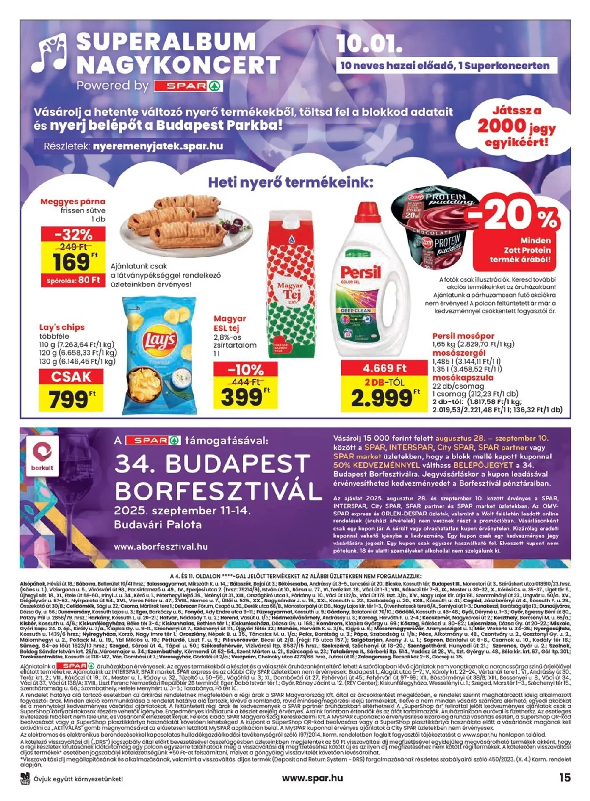 Spar akciós újság 09.04–09.10 – 15. oldal