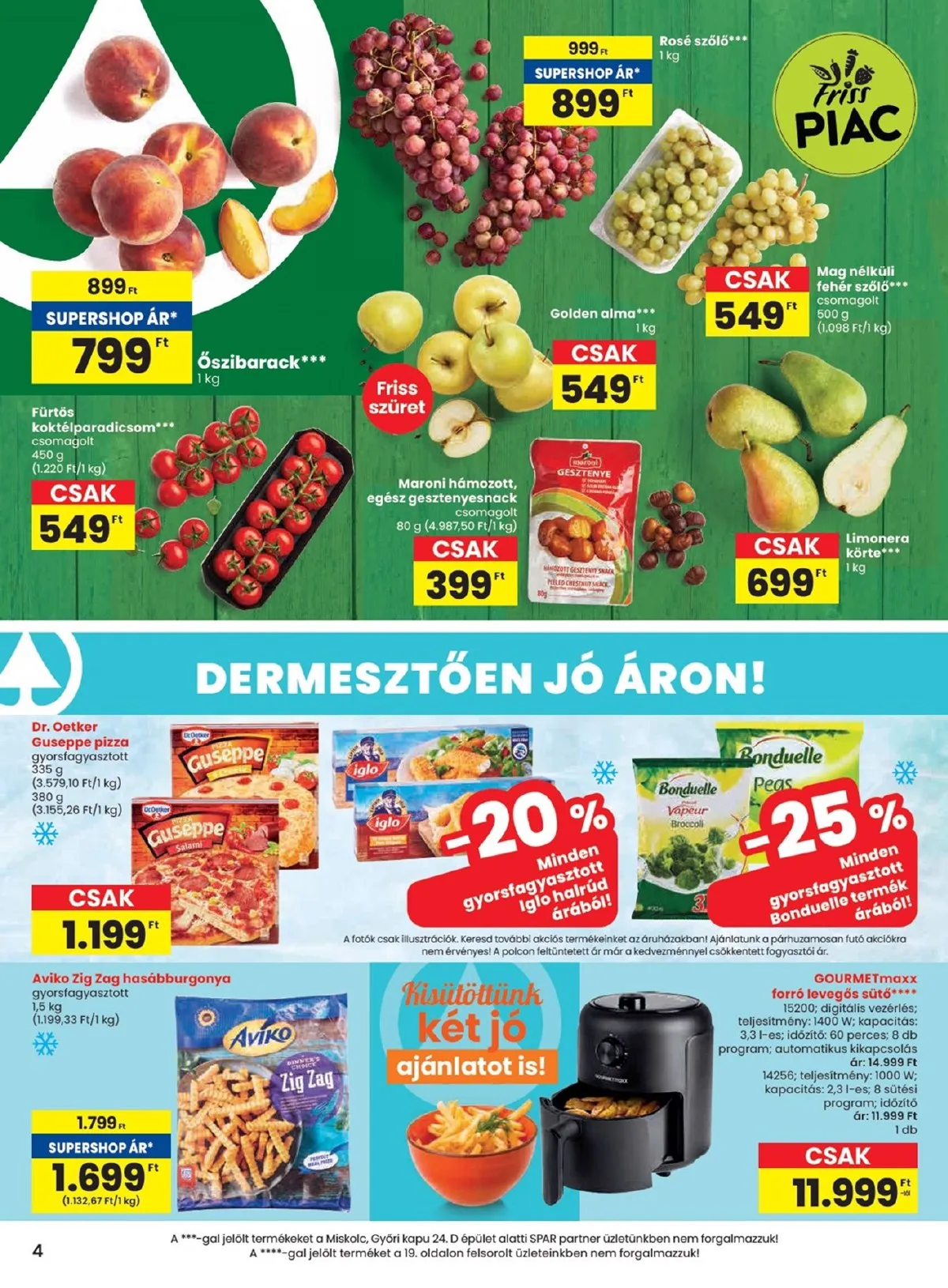 Spar akciós újság 09.04–09.10 – 4. oldal