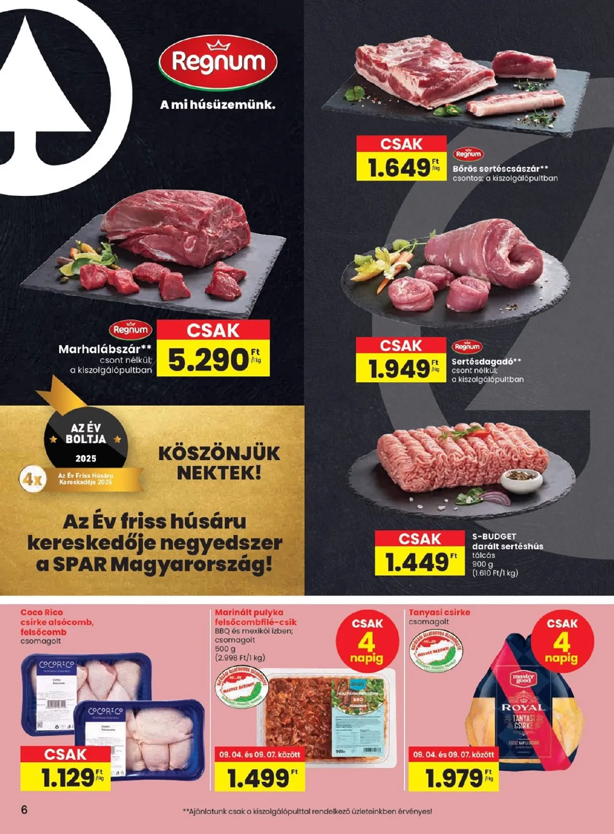 Spar akciós újság 09.04–09.10 – 6. oldal