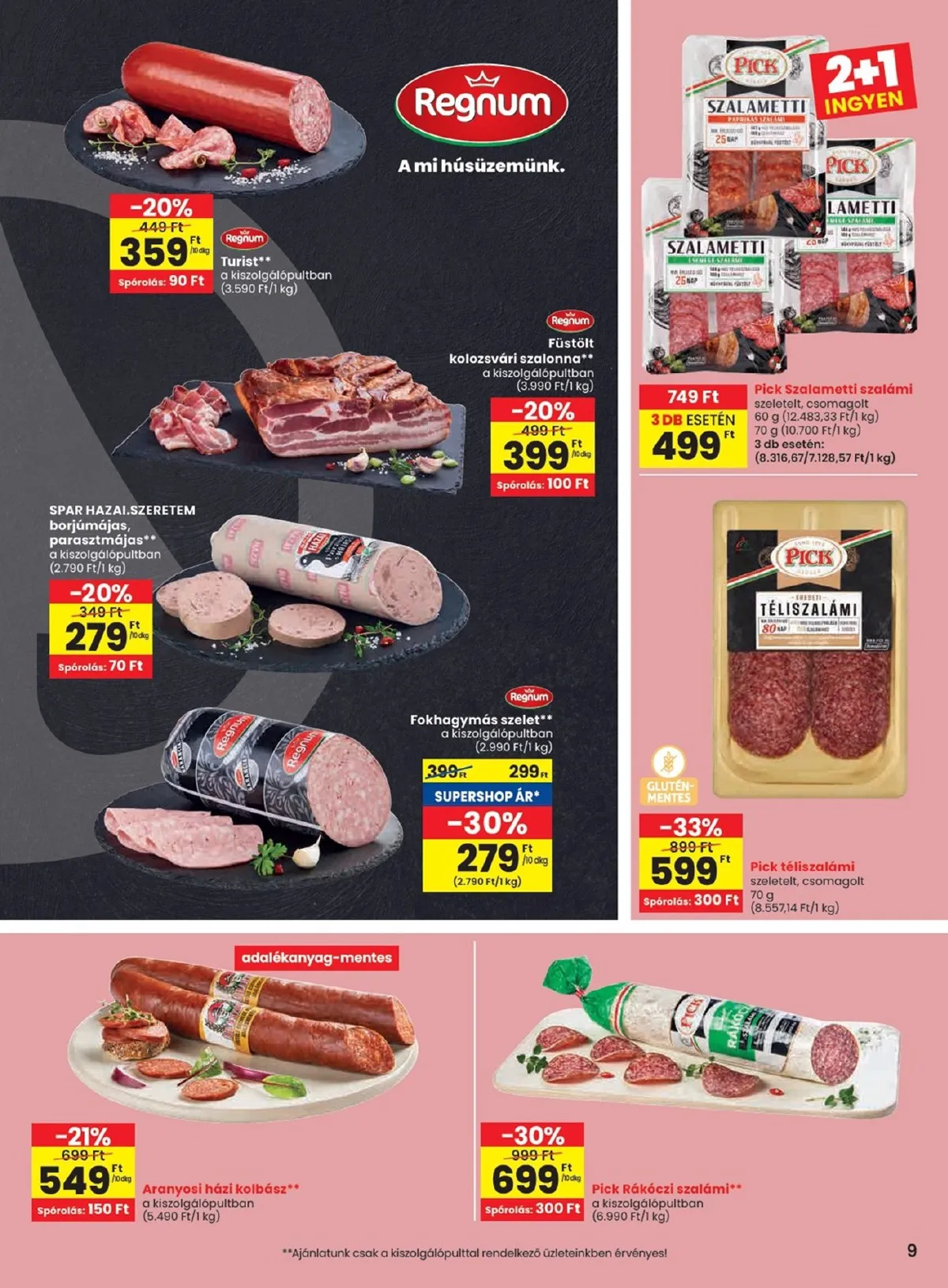 Spar akciós újság 09.04–09.10 – 9. oldal