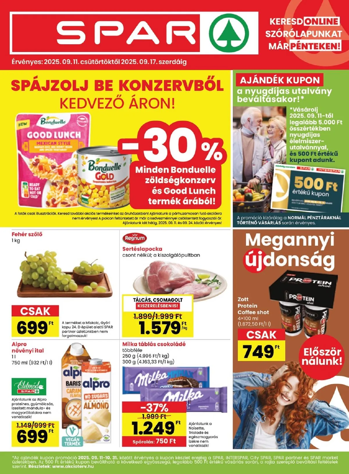 Spar akciós újság 09.11–09.17
