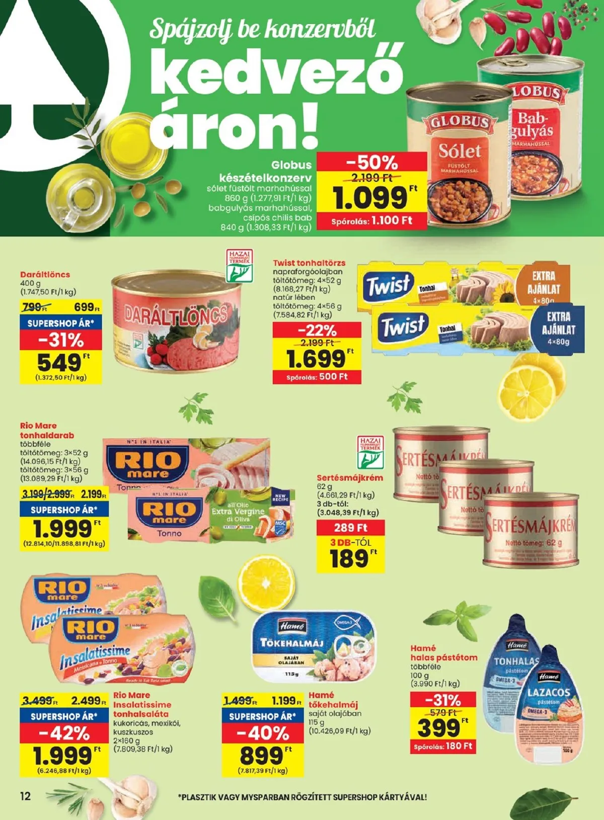Spar akciós újság 09.11–09.17 – 12. oldal