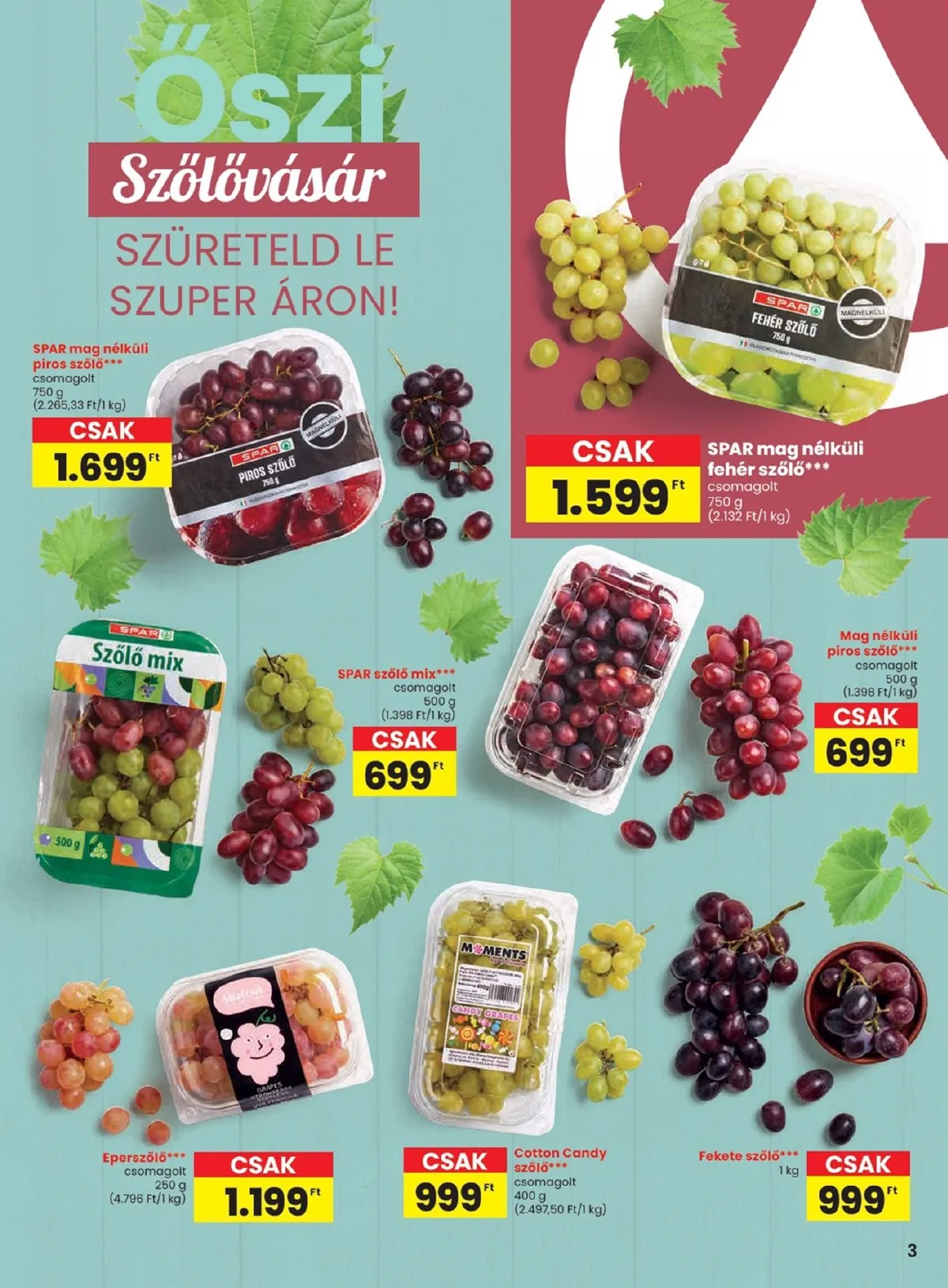 Spar akciós újság 09.11–09.17 – 3. oldal