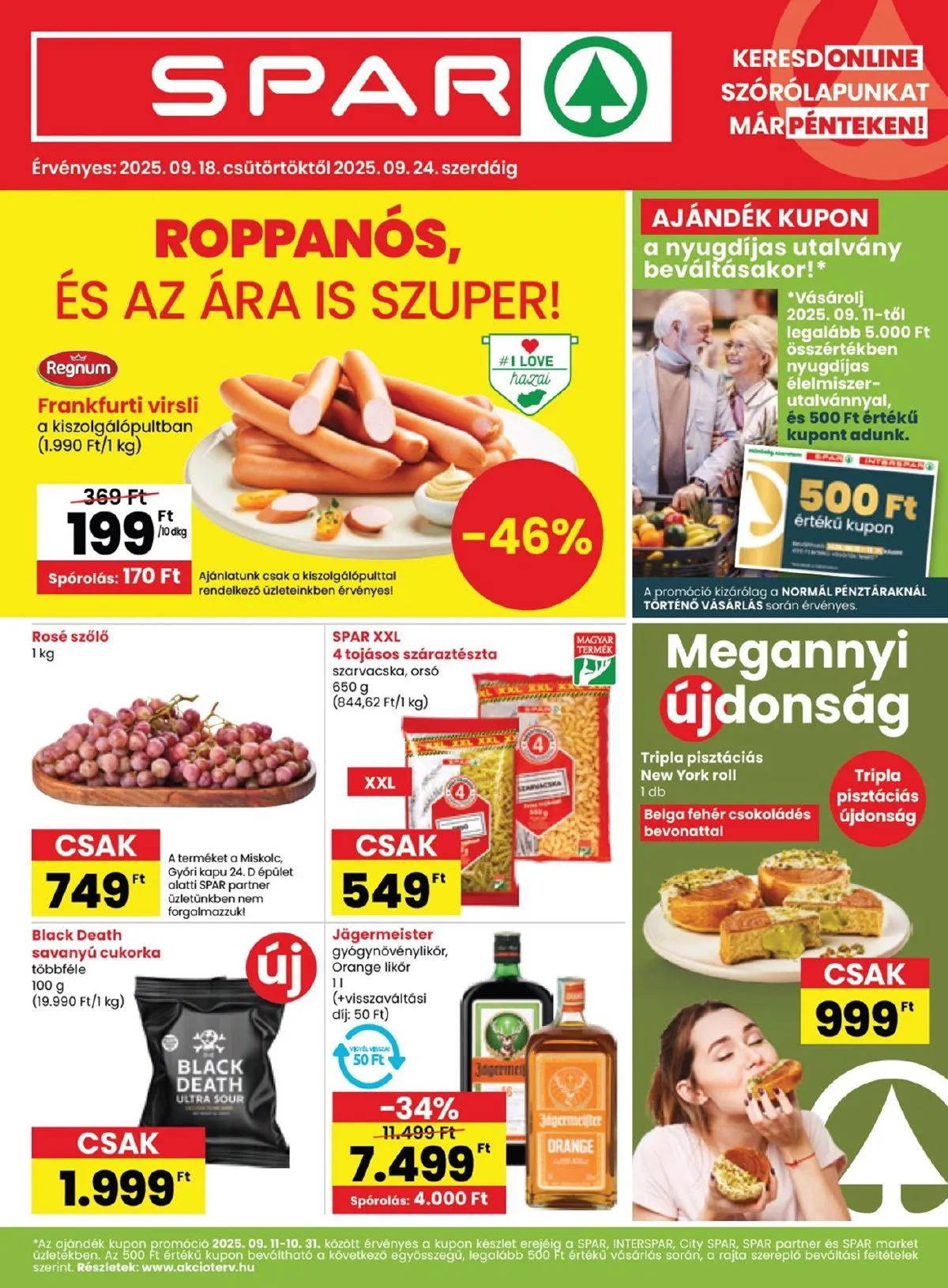 Spar akciós újság 09.18–09.24