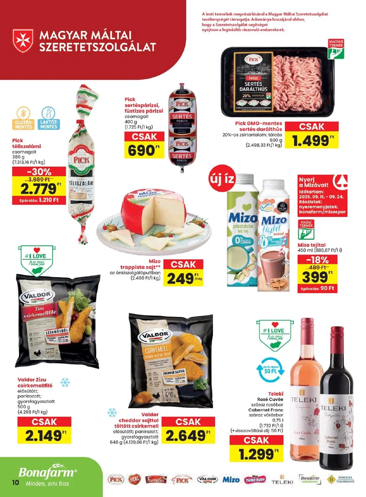 Spar akciós újság 09.18–09.24 – 10. oldal