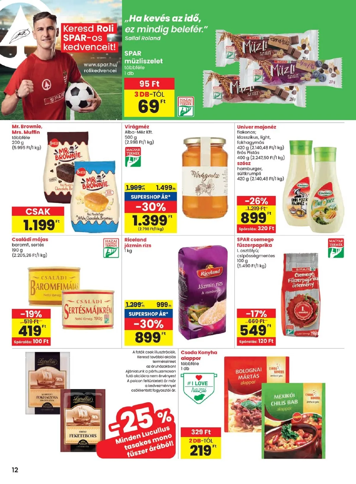 Spar akciós újság 09.18–09.24 – 12. oldal