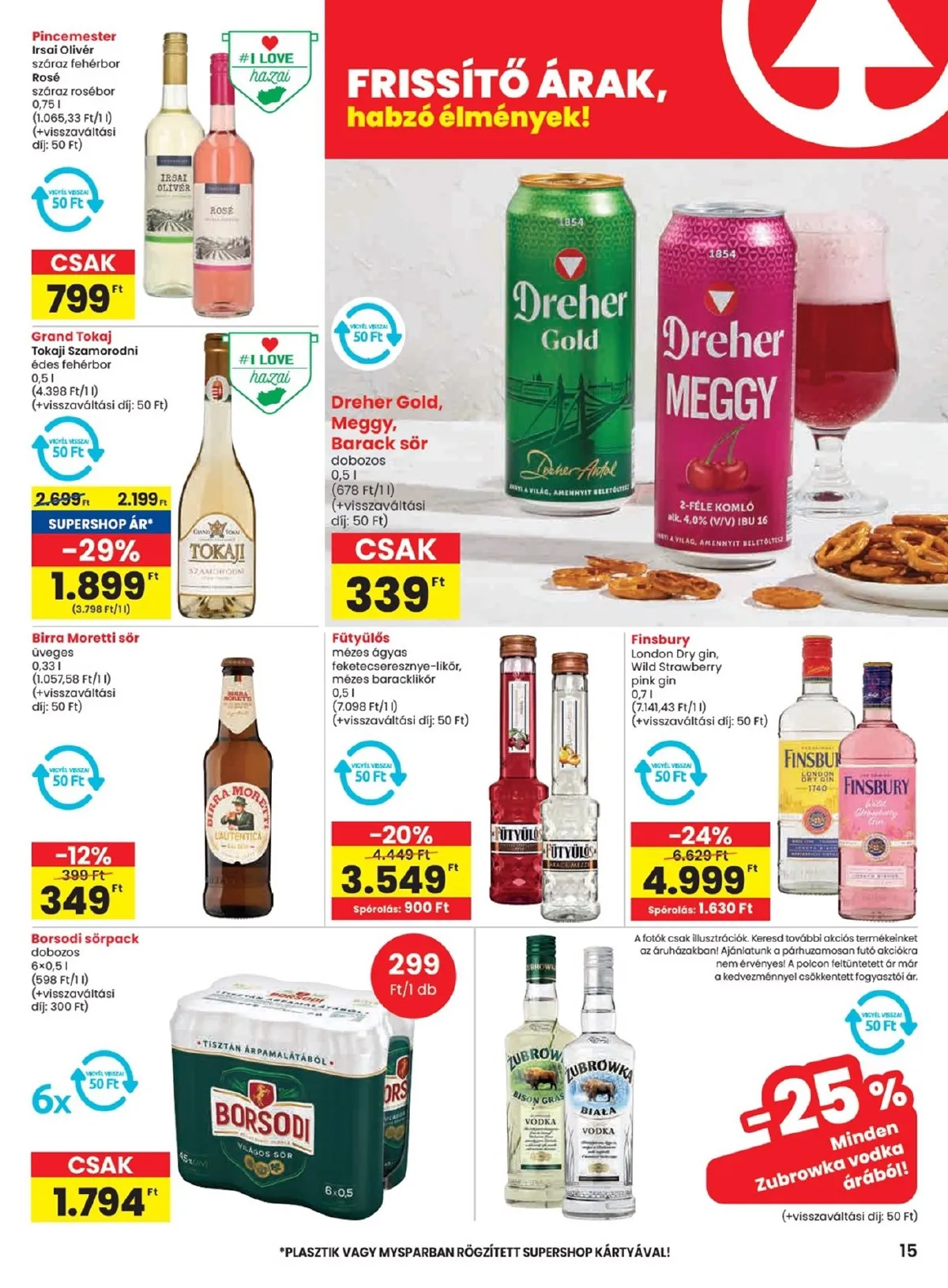 Spar akciós újság 09.18–09.24 – 15. oldal