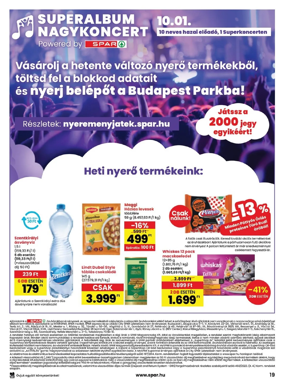 Spar akciós újság 09.18–09.24 – 19. oldal