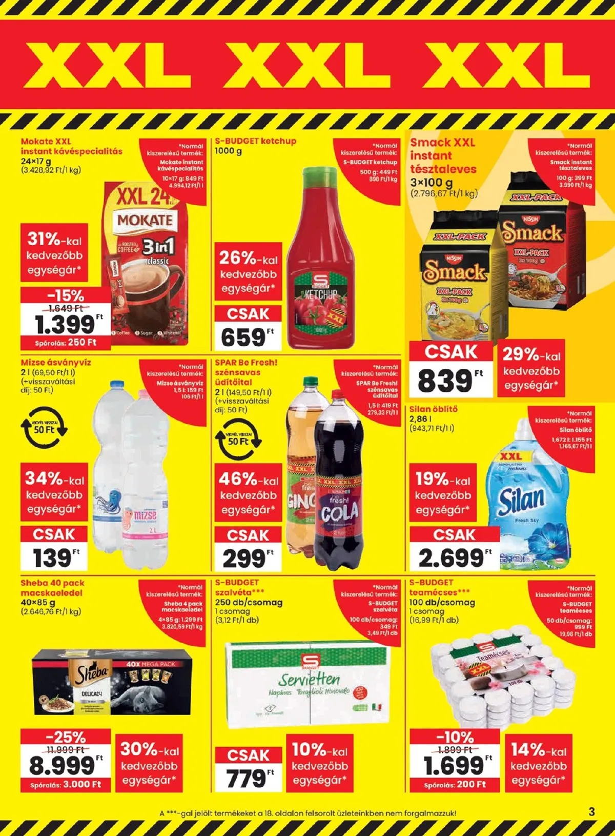 Spar akciós újság 09.18–09.24 – 3. oldal