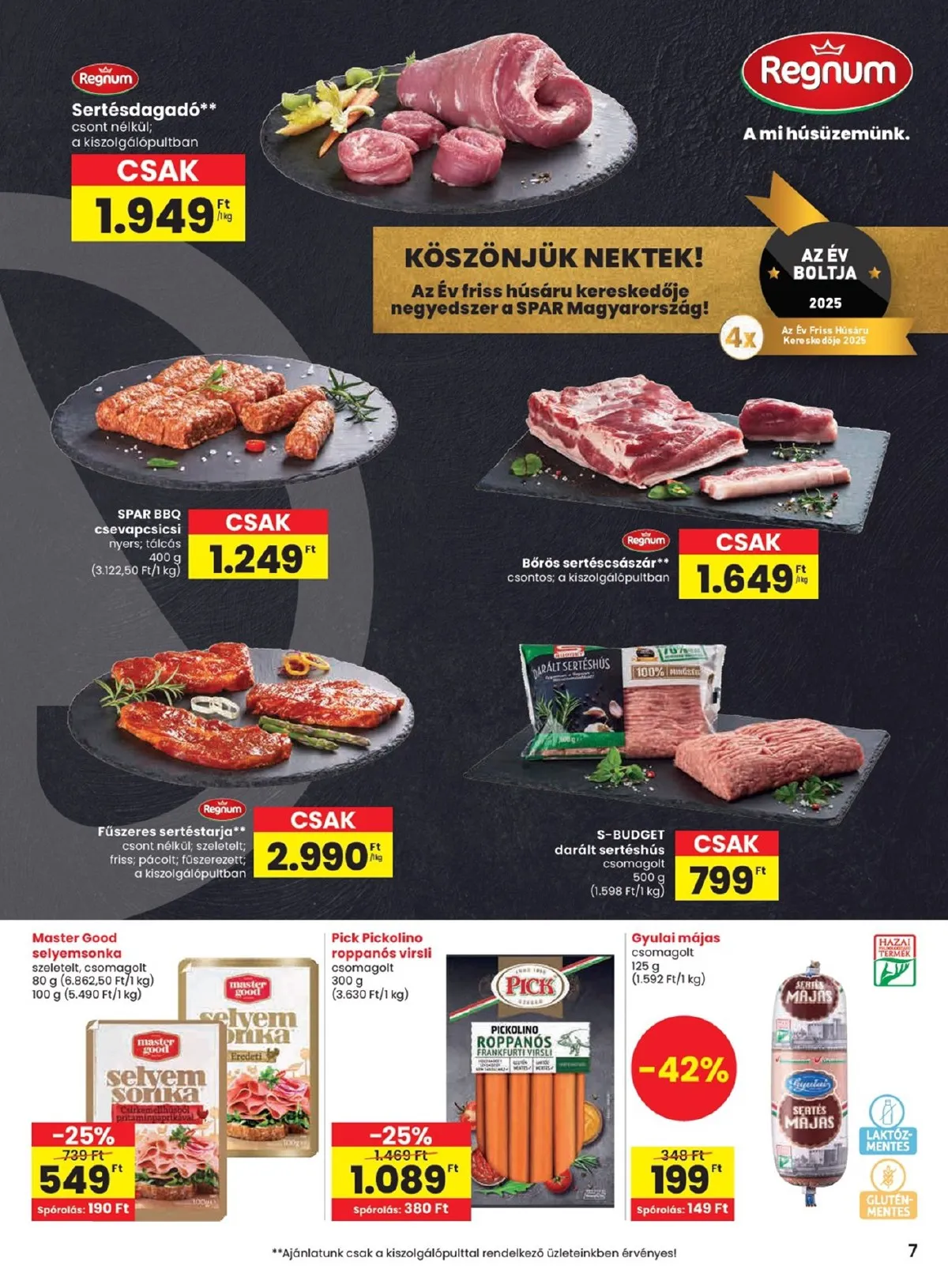 Spar akciós újság 09.18–09.24 – 7. oldal