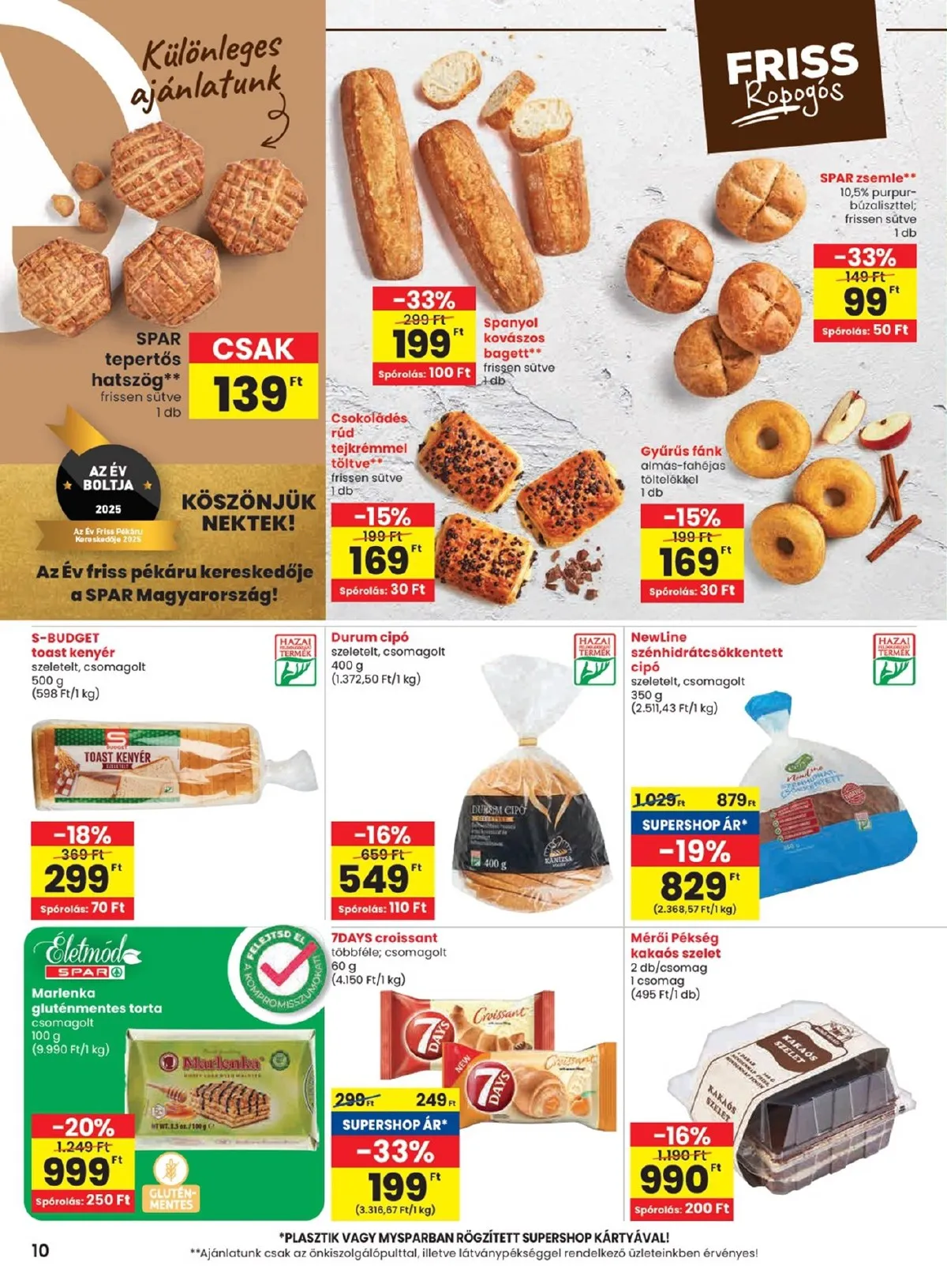 Spar akciós újság 09.25–10.01 – 10. oldal