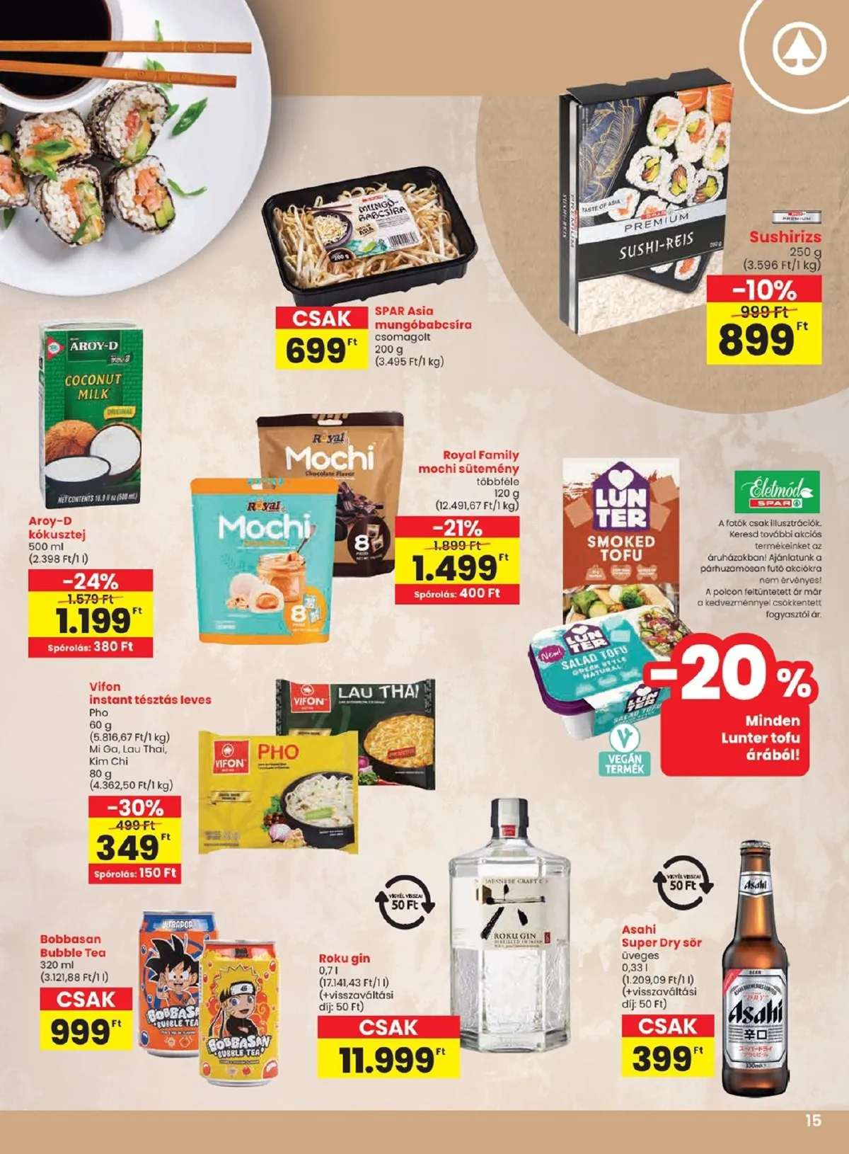 Spar akciós újság 09.25–10.01 – 15. oldal