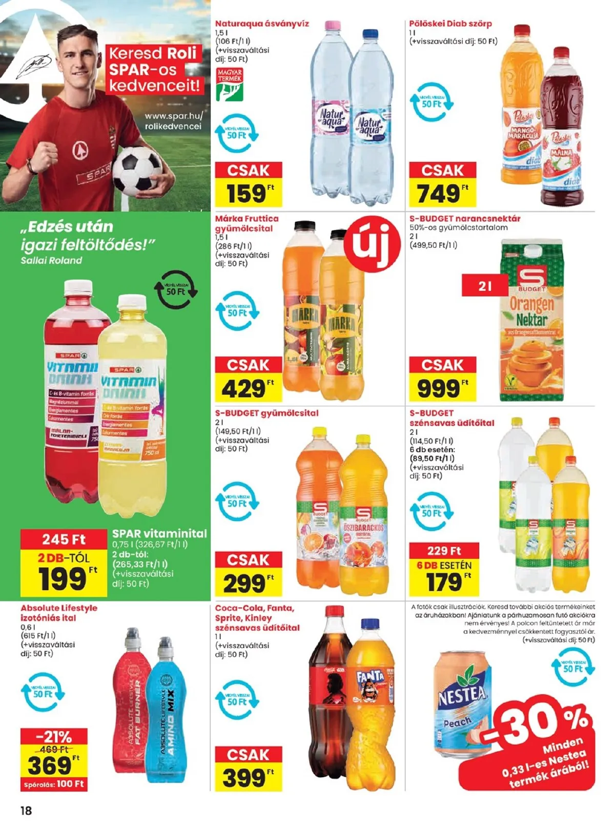Spar akciós újság 09.25–10.01 – 18. oldal