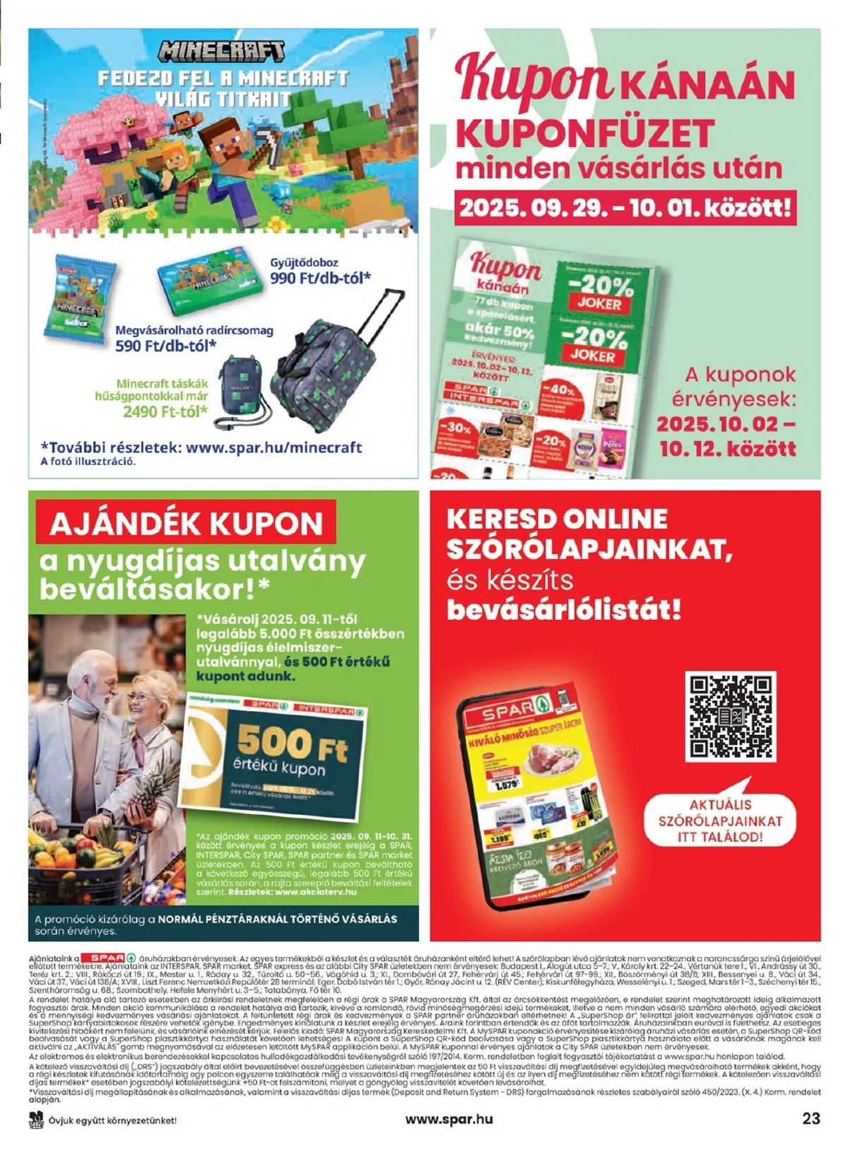 Spar akciós újság 09.25–10.01 – 23. oldal