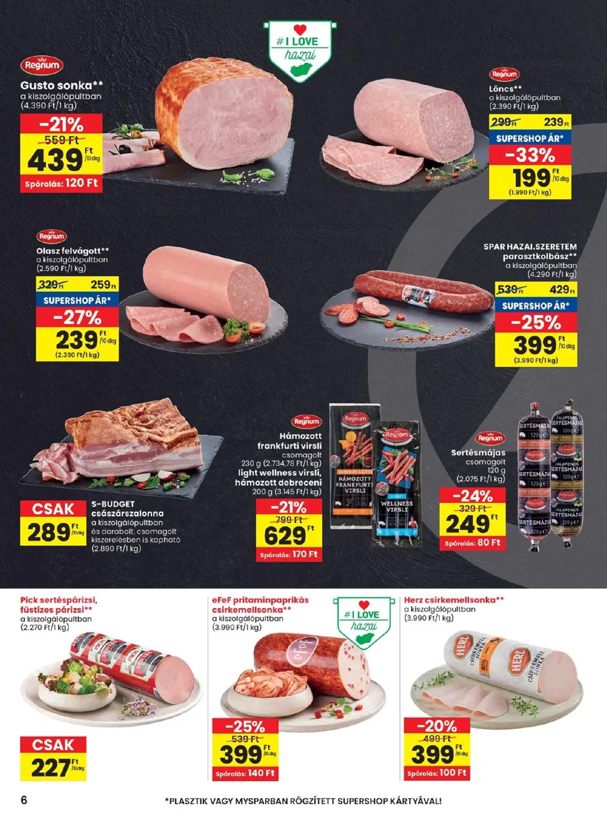 Spar akciós újság 09.25–10.01 – 6. oldal