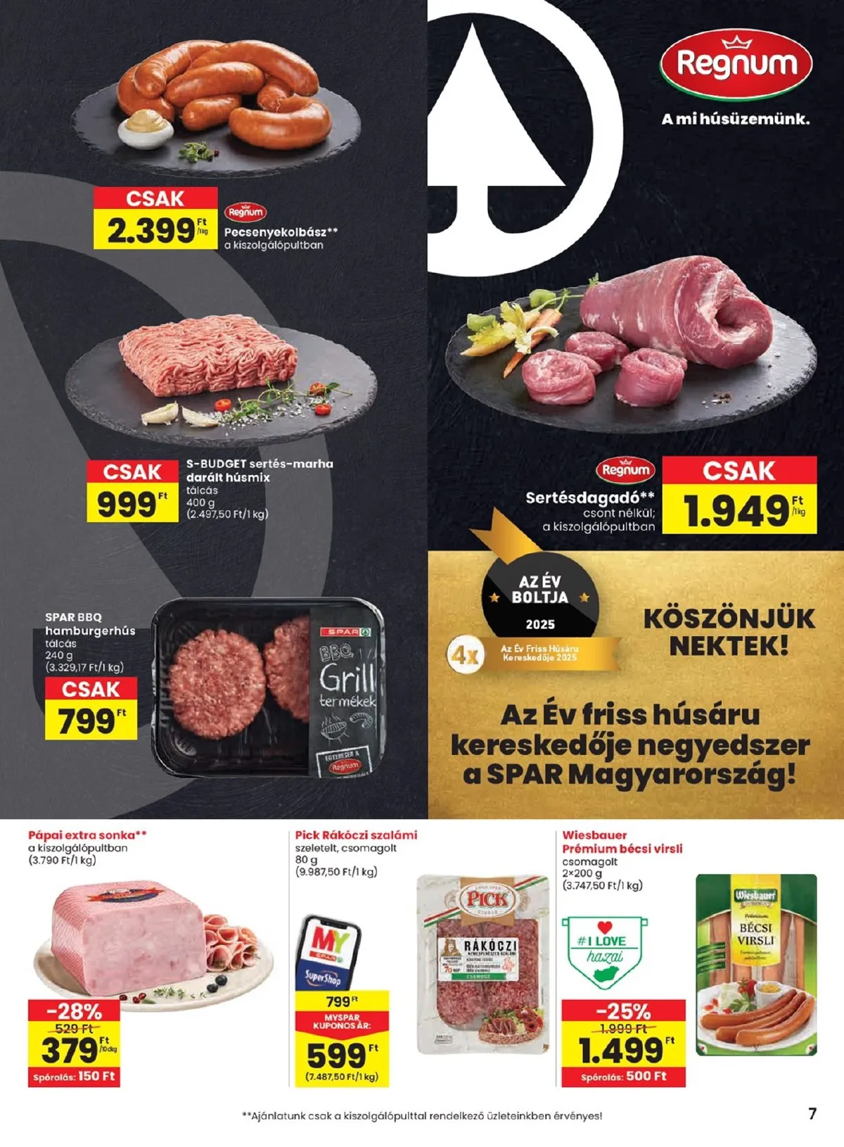 Spar akciós újság 09.25–10.01 – 7. oldal