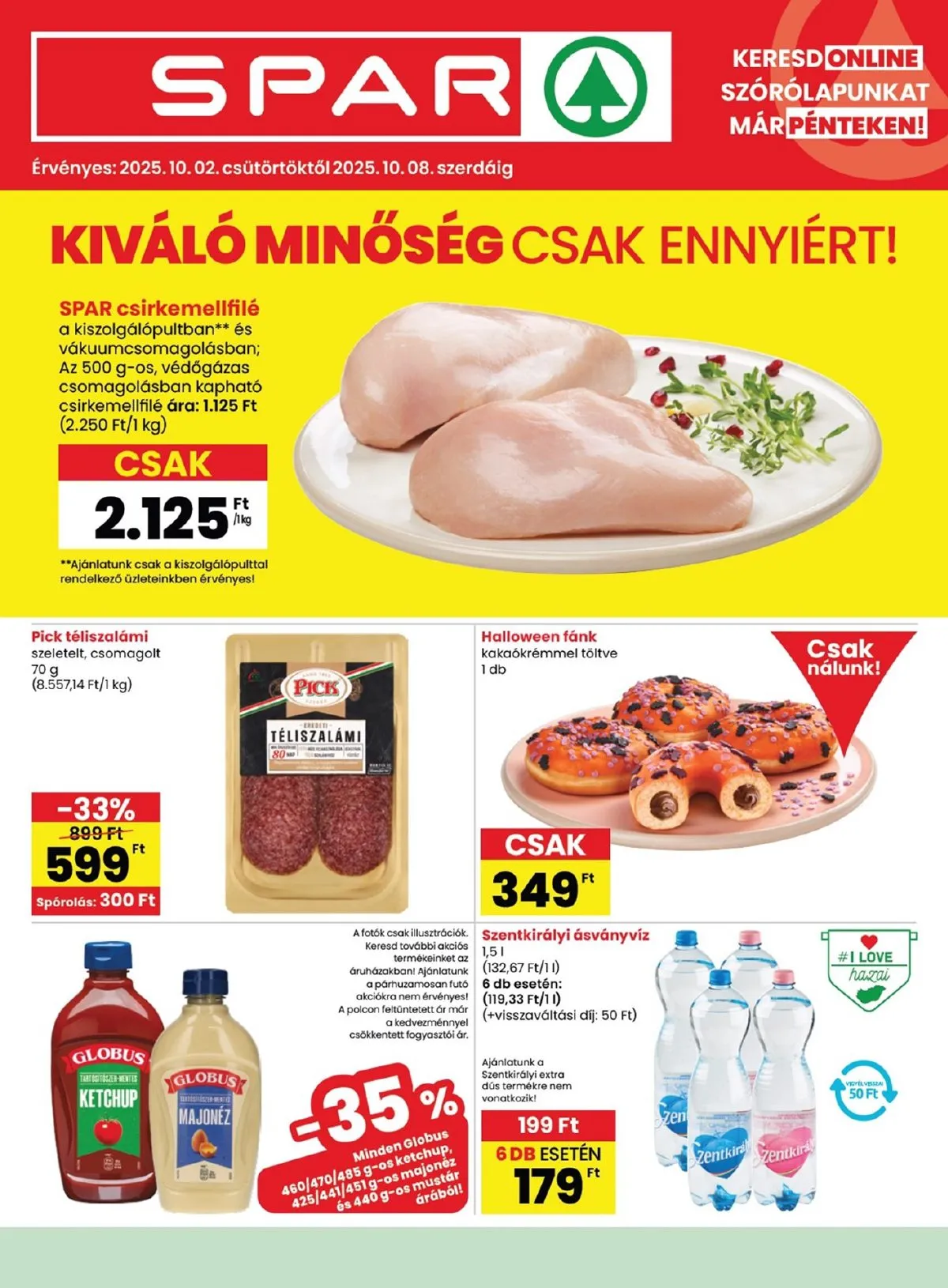 Spar akciós újság 10.02–10.08