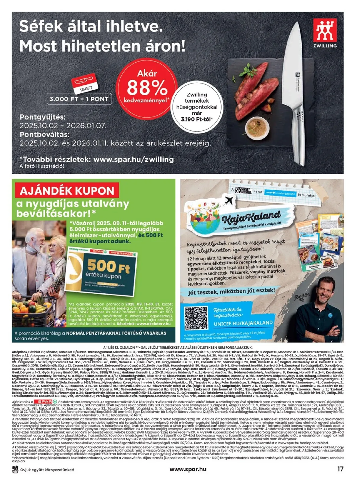 Spar akciós újság 10.02–10.08 – 17. oldal