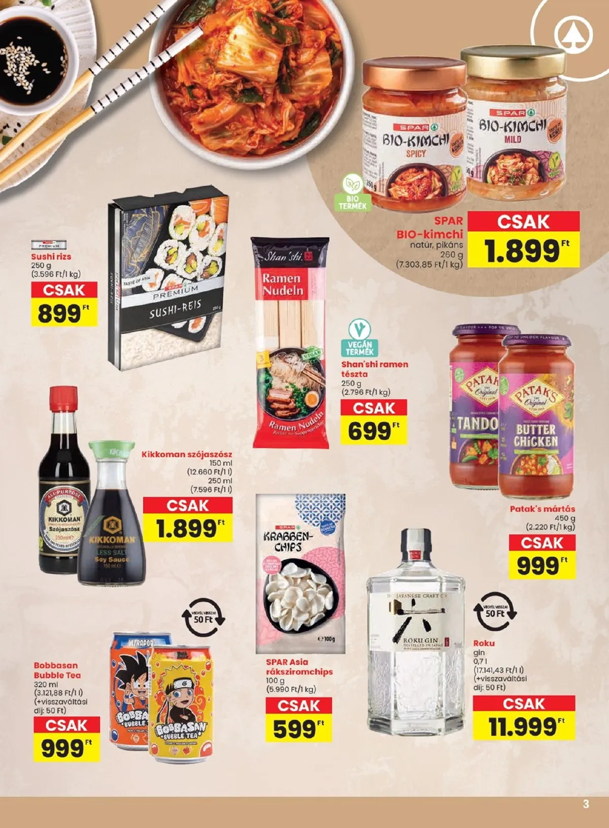 Spar akciós újság 10.02–10.08 – 3. oldal