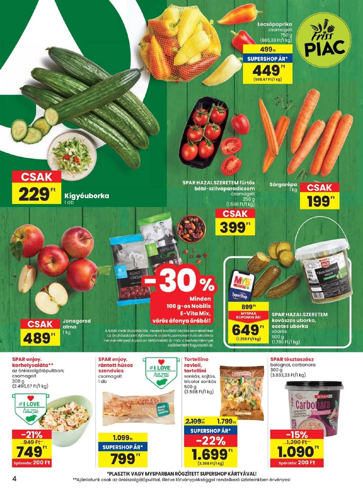 Spar akciós újság 10.02–10.08 – 4. oldal