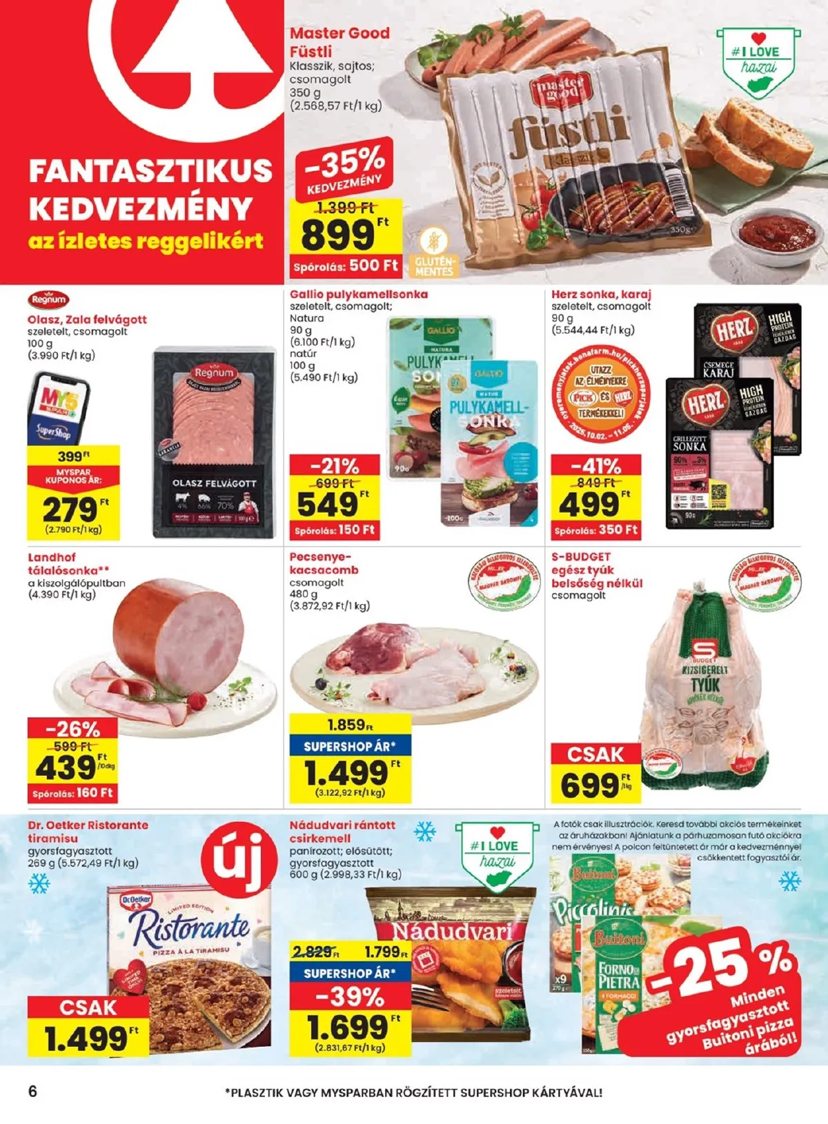 Spar akciós újság 10.02–10.08 – 6. oldal