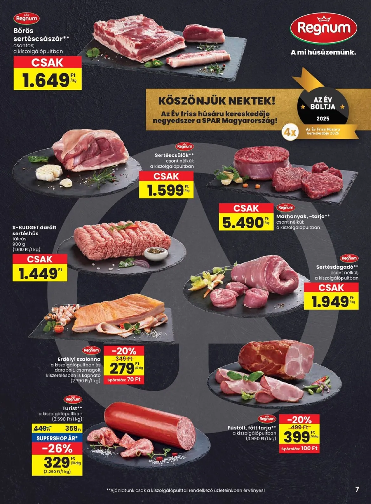 Spar akciós újság 10.02–10.08 – 7. oldal
