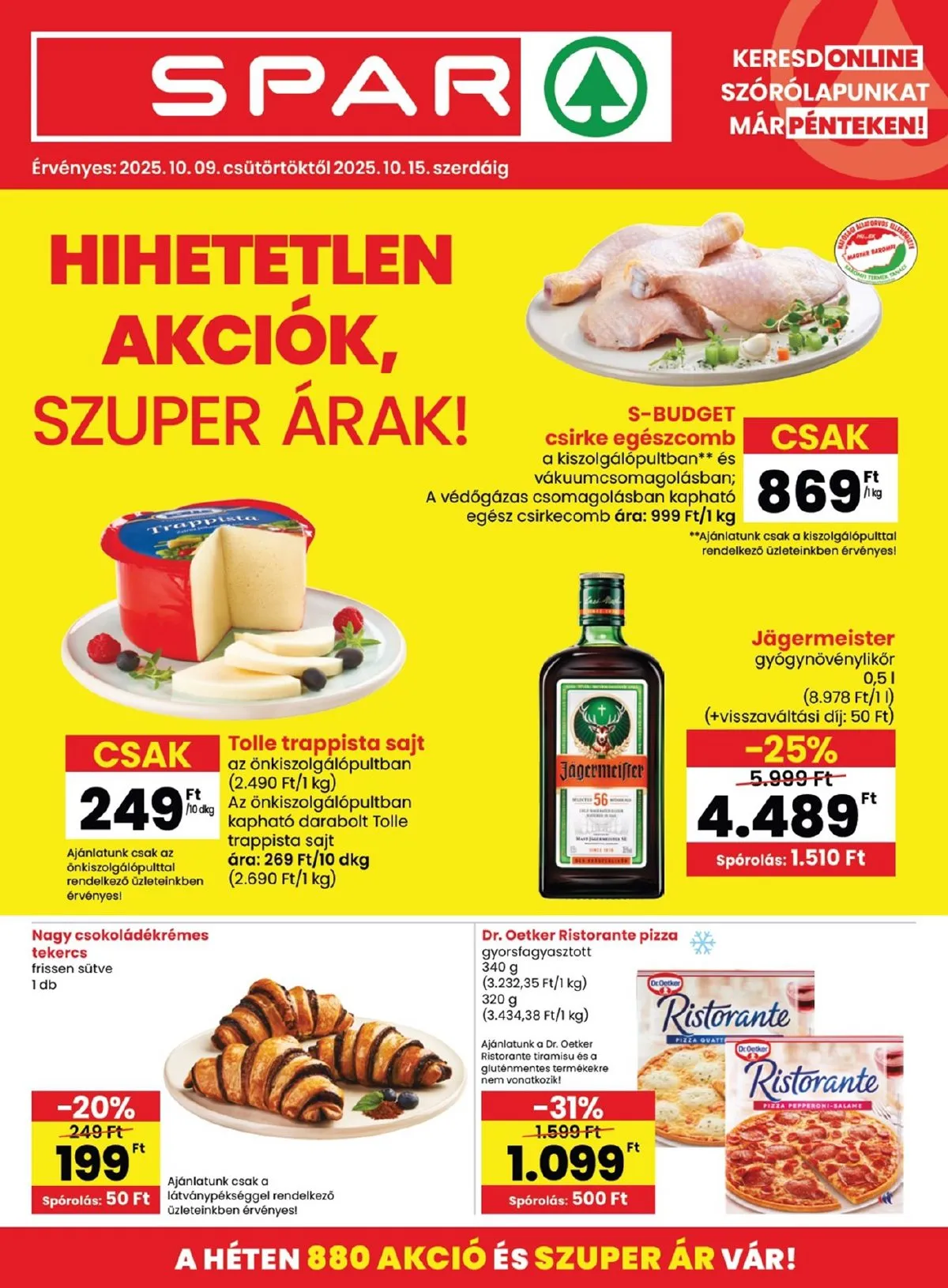Spar akciós újság 10.09–10.15