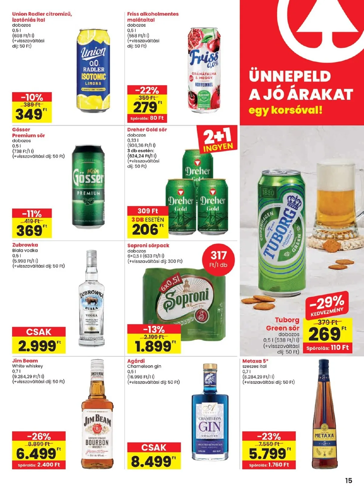 Spar akciós újság 10.09–10.15 – 15. oldal