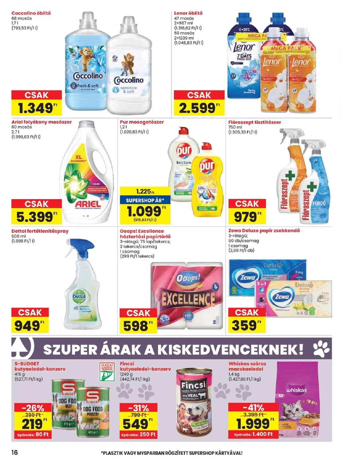 Spar akciós újság 10.09–10.15 – 16. oldal