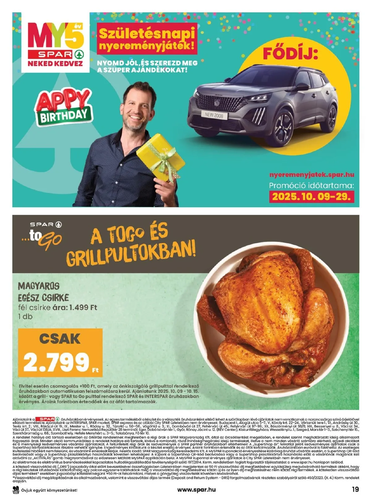 Spar akciós újság 10.09–10.15 – 19. oldal