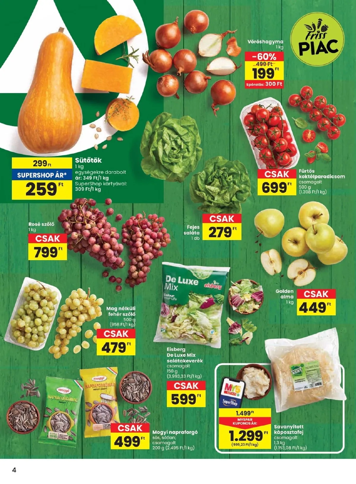 Spar akciós újság 10.09–10.15 – 4. oldal