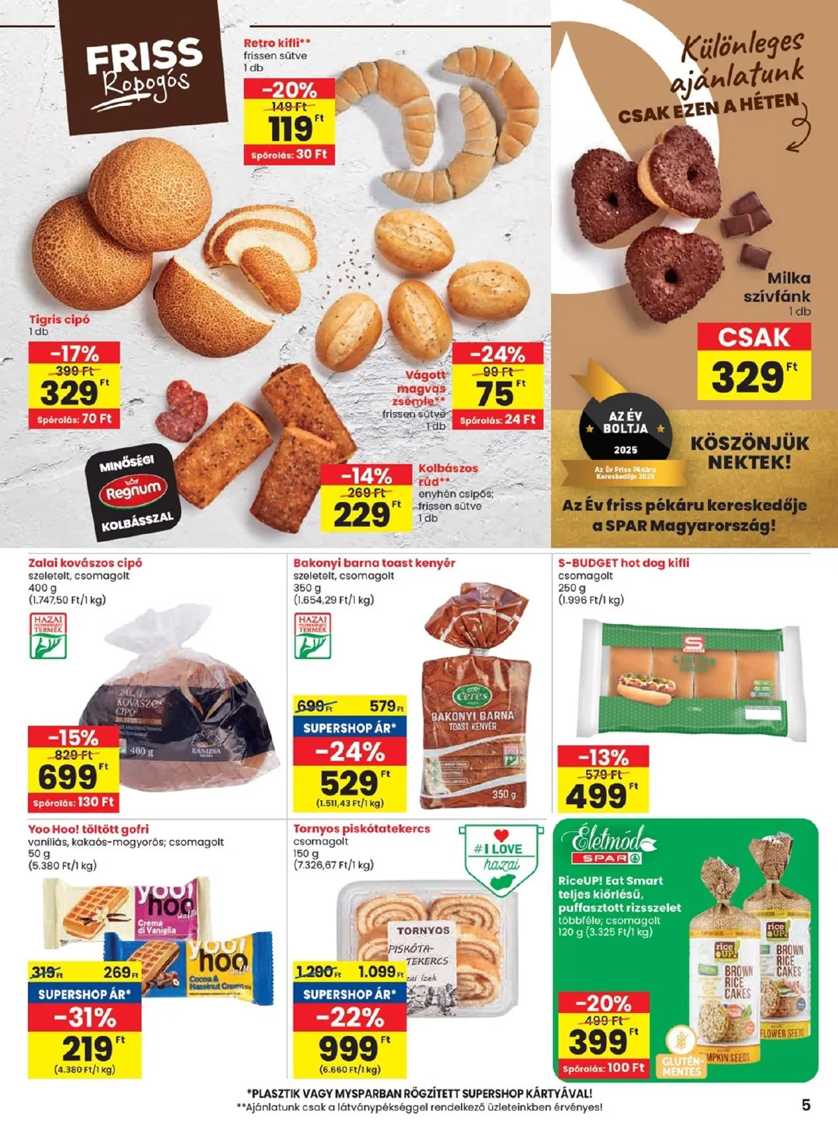 Spar akciós újság 10.09–10.15 – 5. oldal