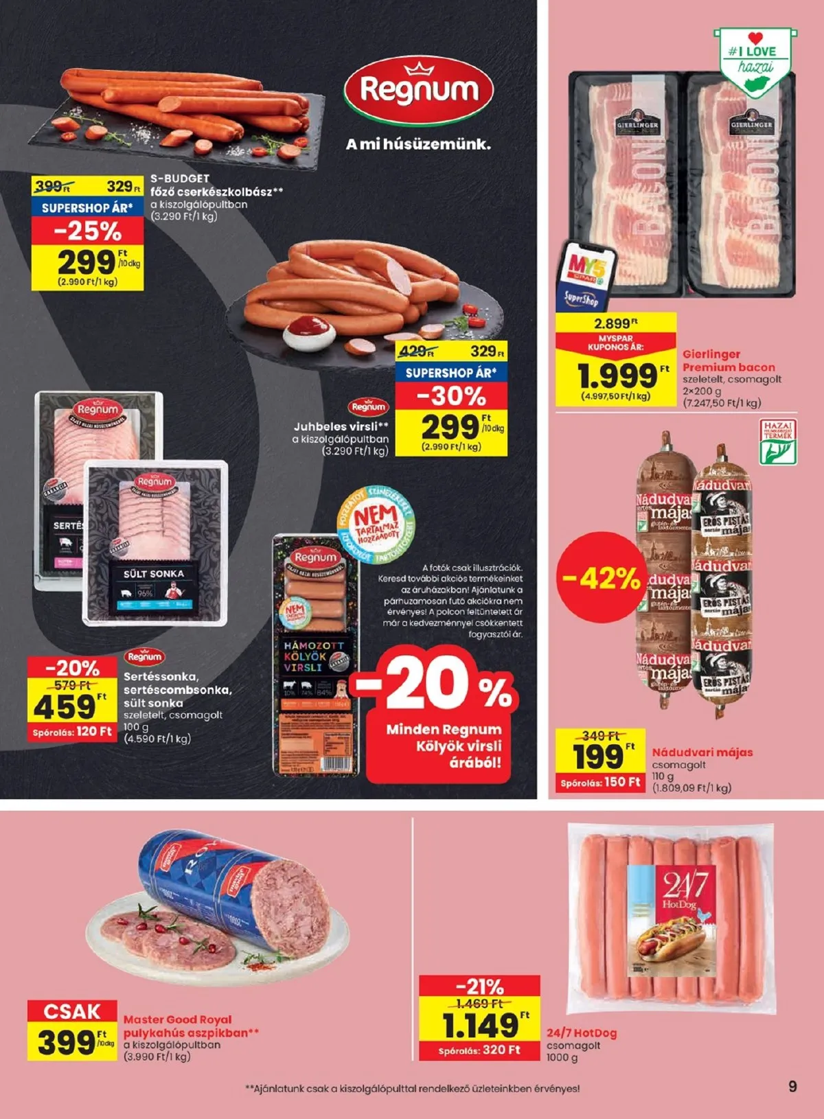 Spar akciós újság 10.09–10.15 – 9. oldal