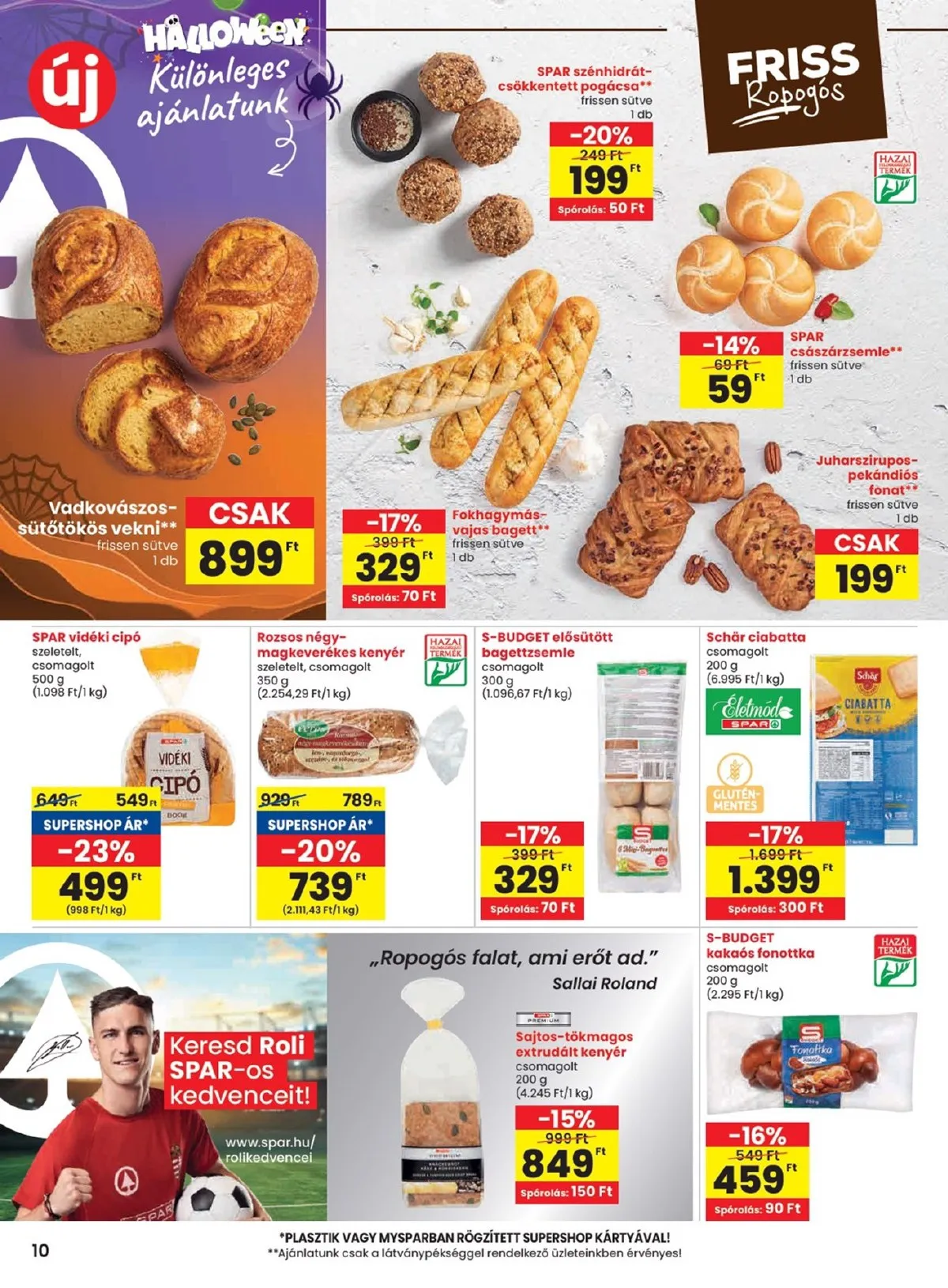 Spar akciós újság 10.16–10.22 – 10. oldal