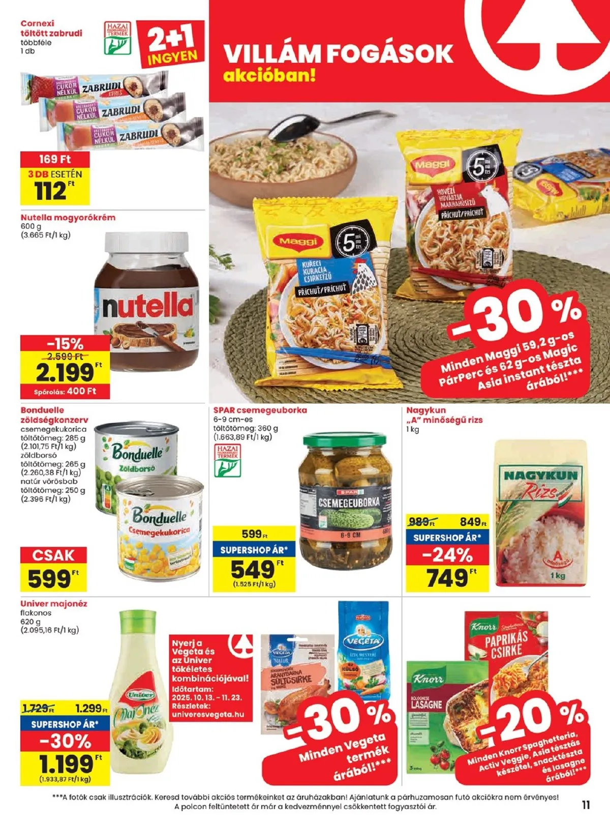 Spar akciós újság 10.16–10.22 – 11. oldal