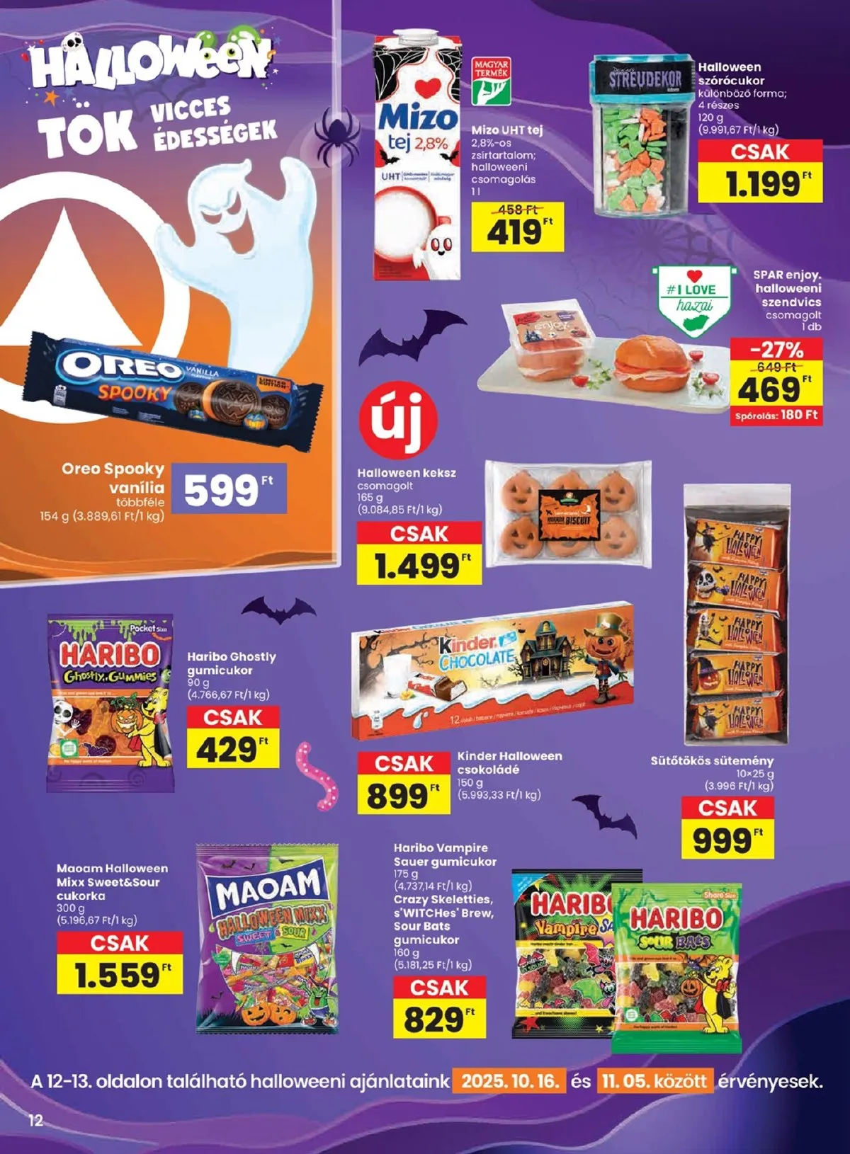 Spar akciós újság 10.16–10.22 – 12. oldal