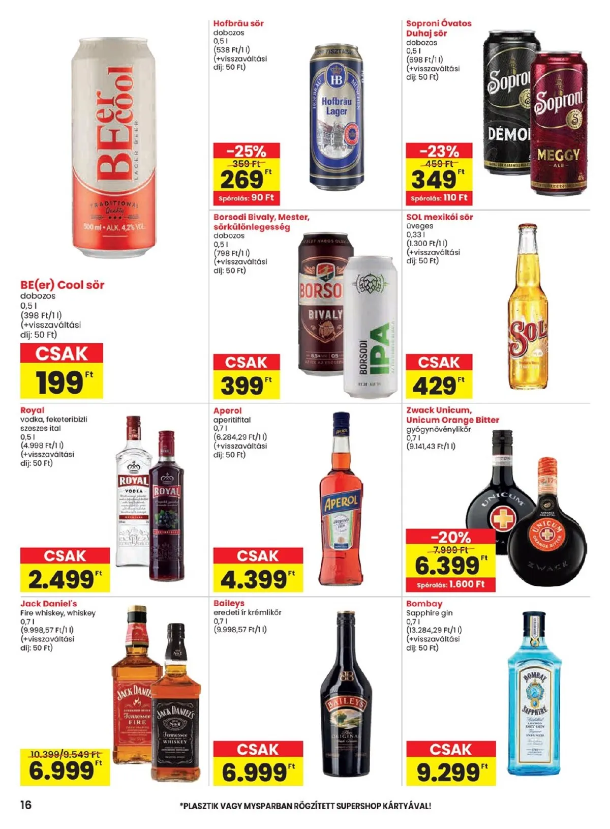 Spar akciós újság 10.16–10.22 – 16. oldal
