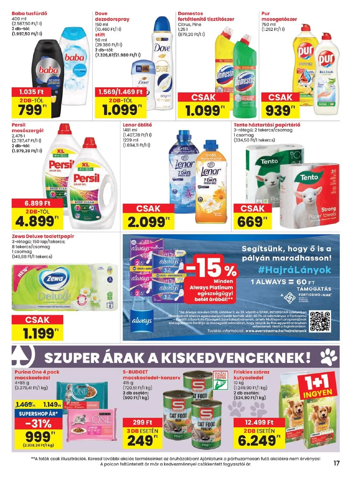 Spar akciós újság 10.16–10.22 – 17. oldal