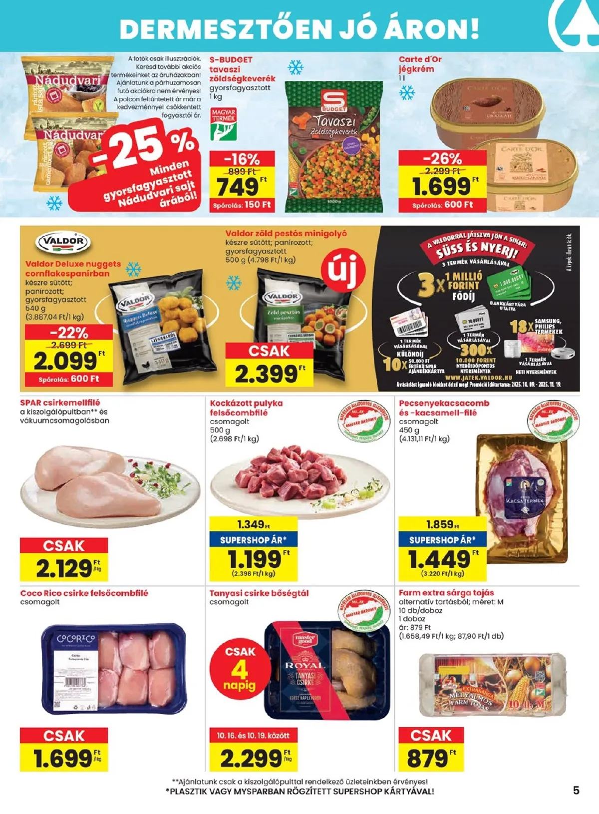 Spar akciós újság 10.16–10.22 – 5. oldal