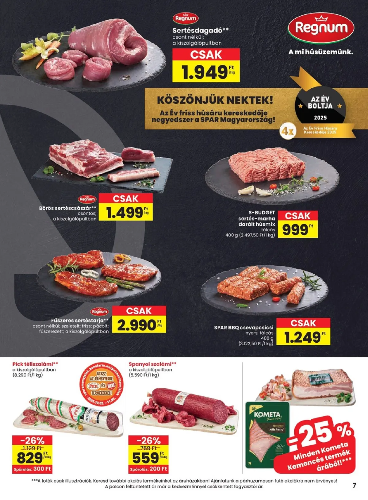 Spar akciós újság 10.16–10.22 – 7. oldal