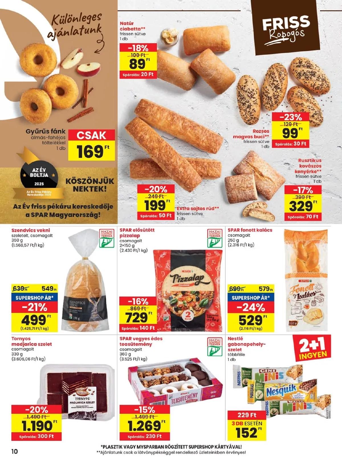 Spar akciós újság 10.24–10.29 – 10. oldal