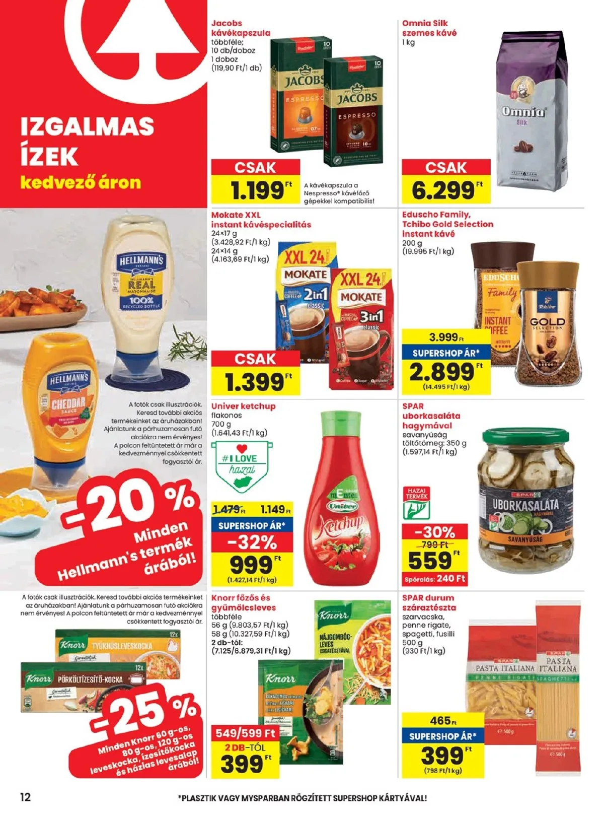Spar akciós újság 10.24–10.29 – 12. oldal