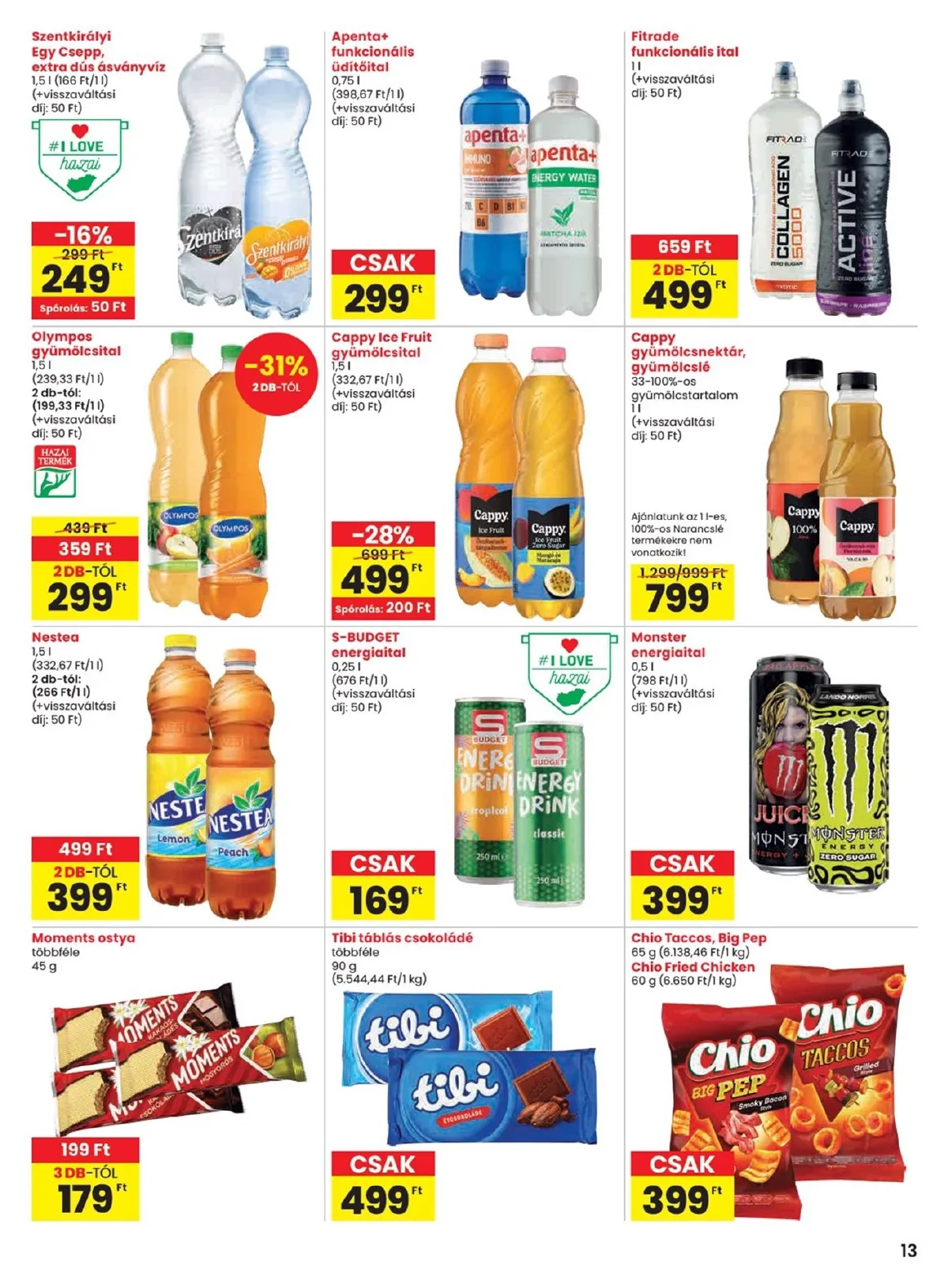 Spar akciós újság 10.24–10.29 – 13. oldal