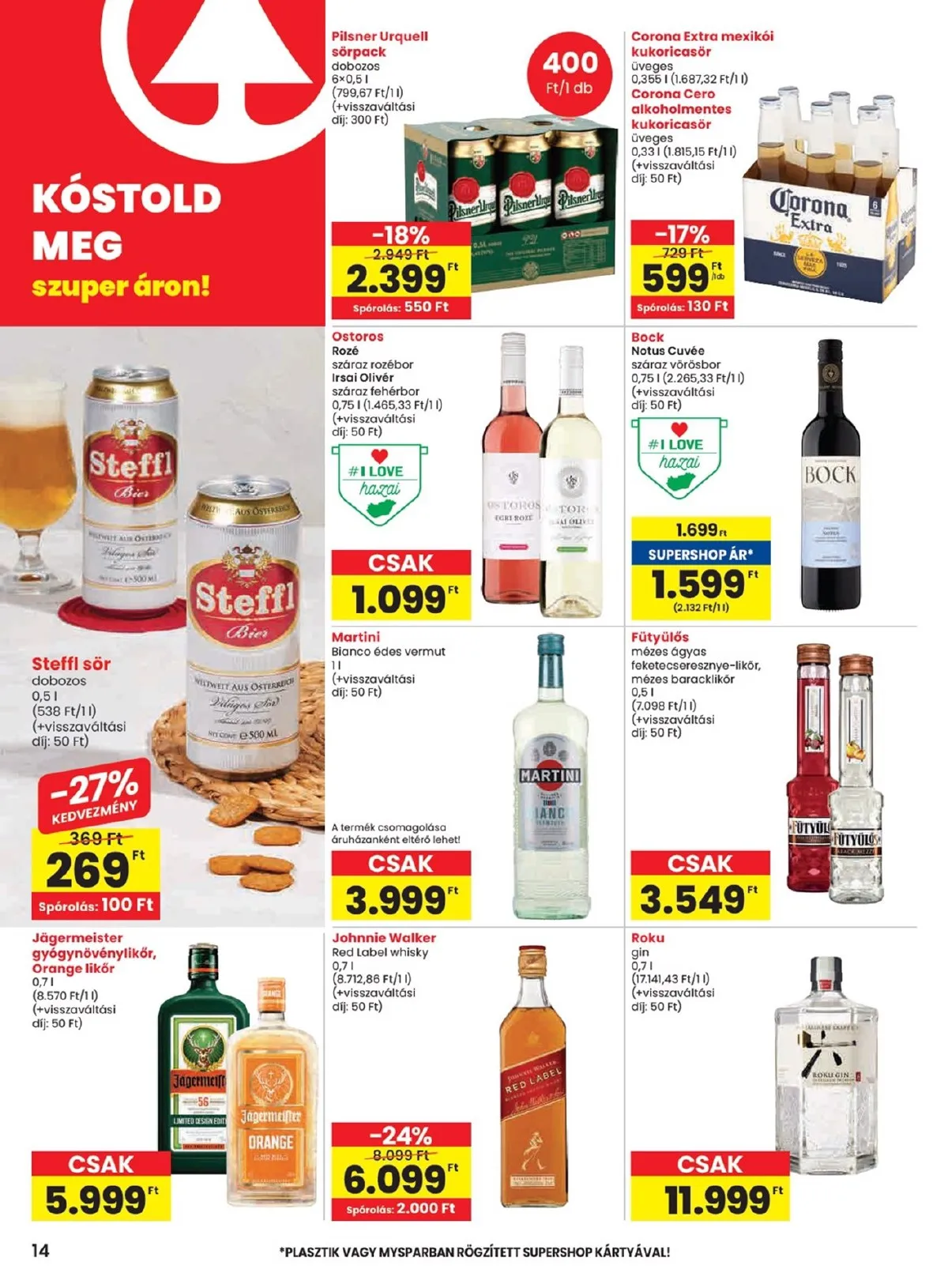 Spar akciós újság 10.24–10.29 – 14. oldal