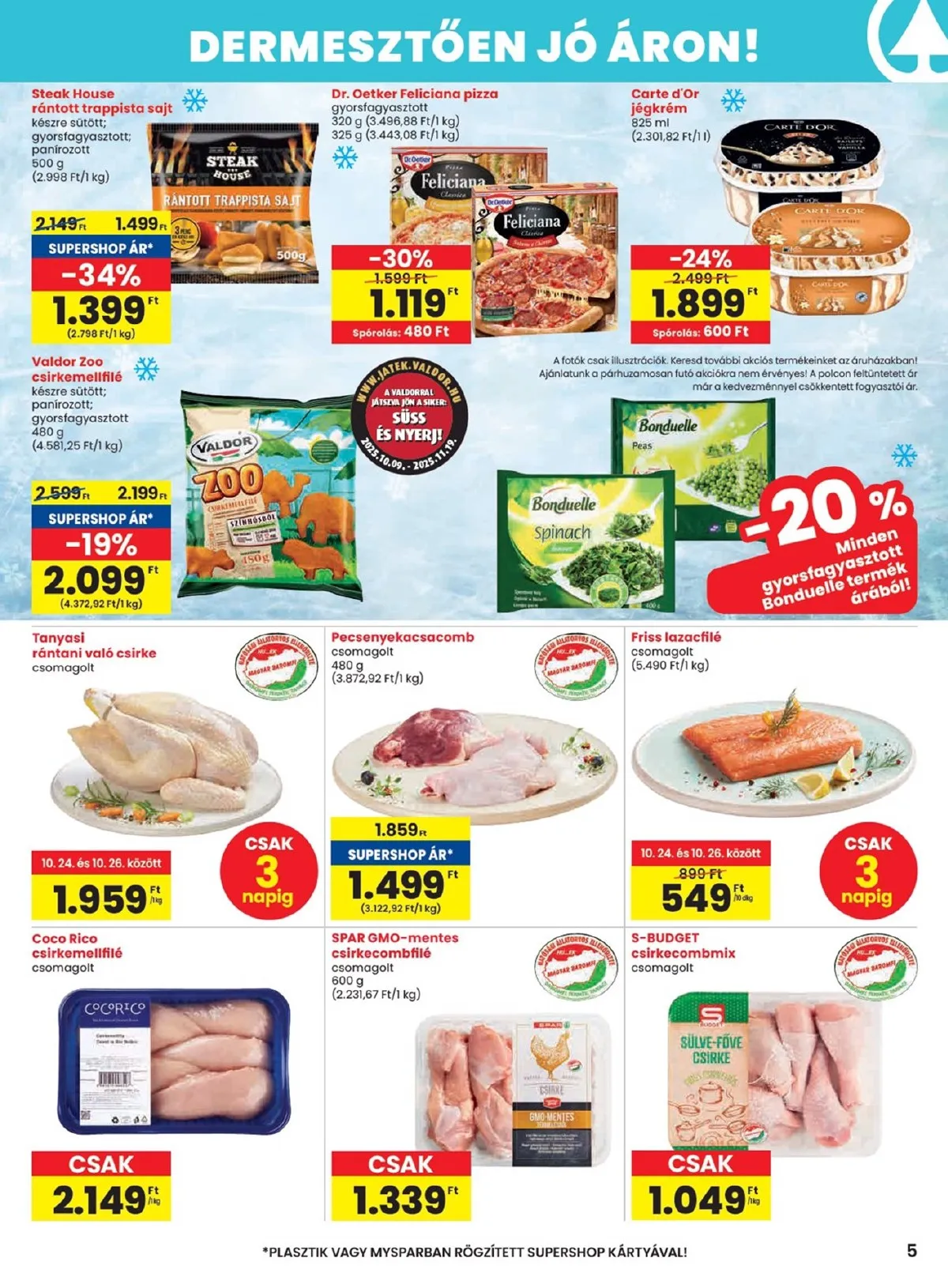 Spar akciós újság 10.24–10.29 – 5. oldal