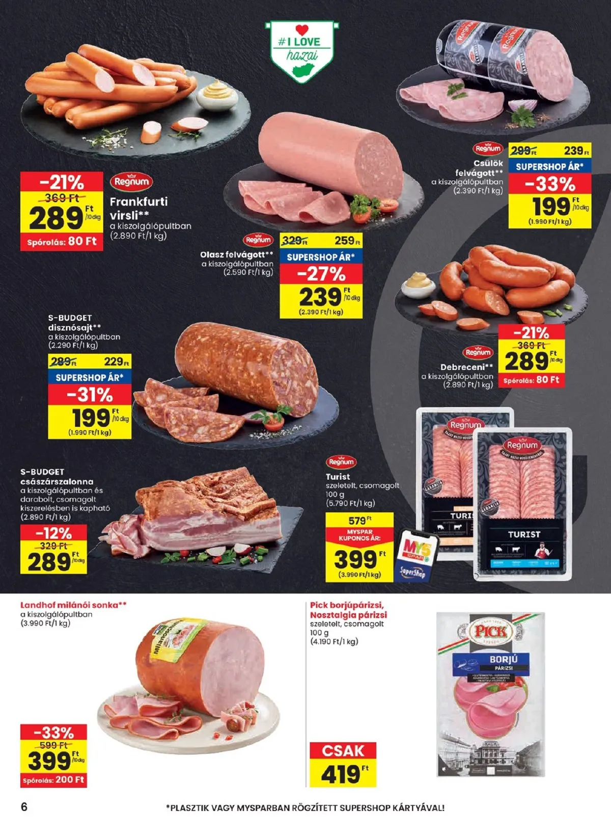 Spar akciós újság 10.24–10.29 – 6. oldal
