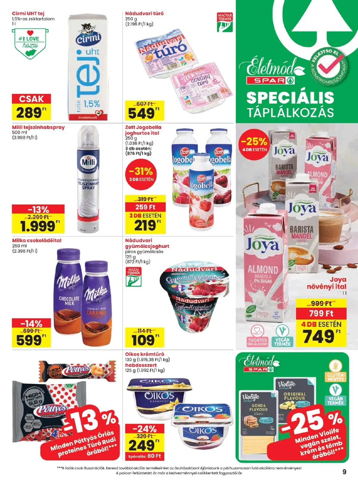 Spar akciós újság 10.24–10.29 – 9. oldal